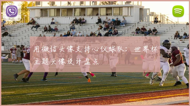 用微信头像支持心仪球队:世界杯主题头像设计盘点